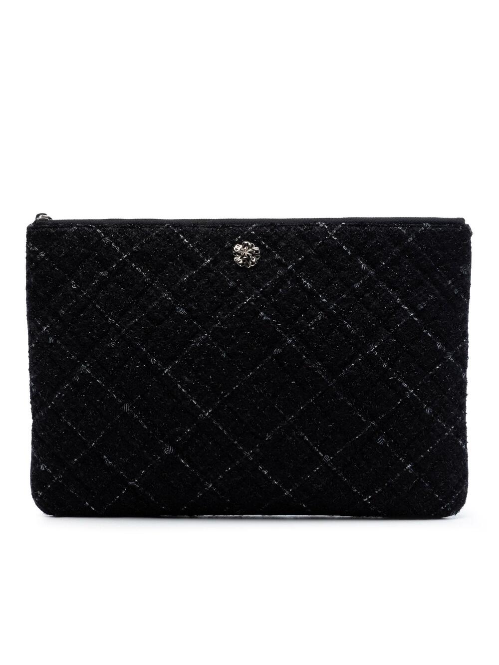 Chanel O Case Clutch Quilted Lambskin #376463C10B